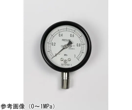 65-4293-19　Sealed Pressure Gauge (60Φ) Vertical A Frame 0.16 MPa　BA10-173