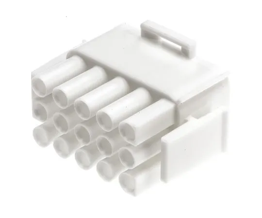 63-4751-66　TE Connectivity Universal MATE-N-LOK Male Connector Housing, 6.35mm Pitch, 15 Way, 3 Row　350736-1