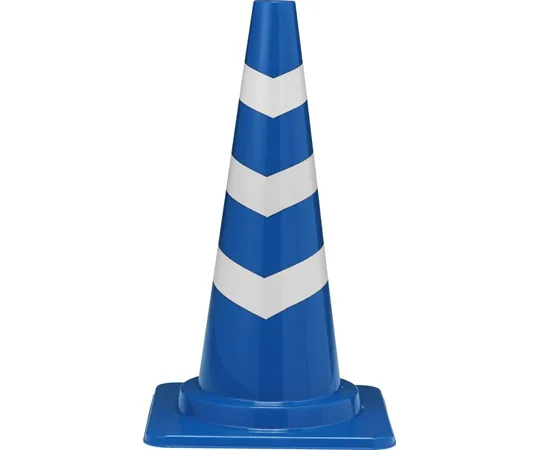 67-7137-30　Cut Scotch Cone MΦ 40 (Blue) White  Tape Wrapped Blue/White　8Y036600BLWH