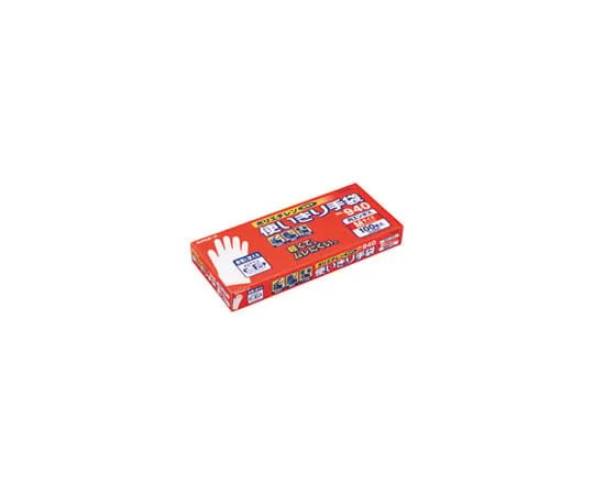 63-1664-41　Polyemboss Disposable Gloves No. 940 M 24 Box　75146
