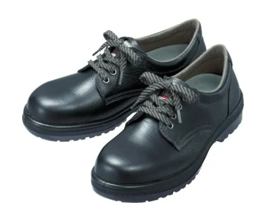 67-3124-73　JIS Certified Rubber Tech Rubber Sole Safety Shoes Black 24.0 cm　RT910-BK-24.0
