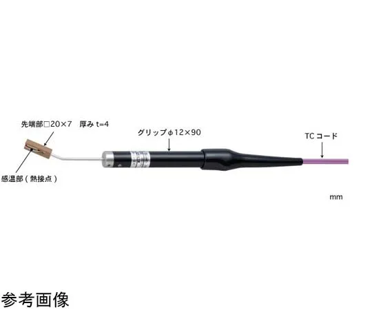 65-3529-14　Temperature Sensor for Micro Surface (Plug Type) Model 343 -50~250°C E Type 30°　343E-TC1-ASP
