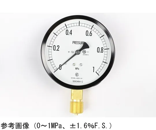 65-4285-02　Normal Pressure Gauge (Φ100) Vertical A Frame for Steam 0.4 MPa　AE20-141