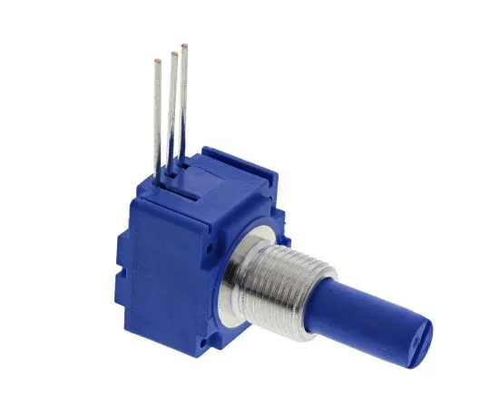 63-4852-97　Bourns 1 Gang Rotary Conductive Plastic Potentiometer with a 6.35 mm Dia. Shaft, 100kΩ, ±20%, 0.25W, CW Audio　91A1A-B28-D20L