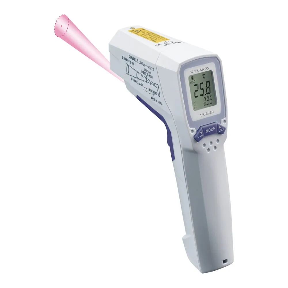 63-1444-45　Waterproof radiation Thermometer (Circle Thermo)　SK-8950