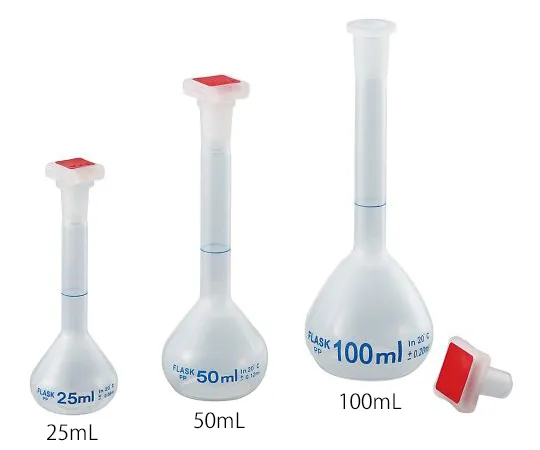 4-479-01　［Discontinued］PP Volumetric Flask (With Plug) 10mL　PVFP10