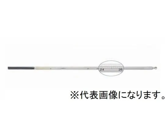 65-6877-36　［Discontinued］JIS Standard Thermometer for Solvent Distillation (JIS Standard DIST-51) with Manufacturer JCSS Calibration Certificate　JC-2551