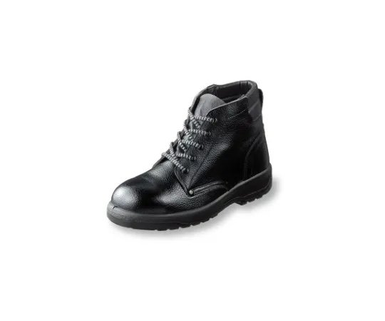 64-6535-97　Urethane 2-Layer Medium Lace-Up Boots Black 23.5 cm　AG212