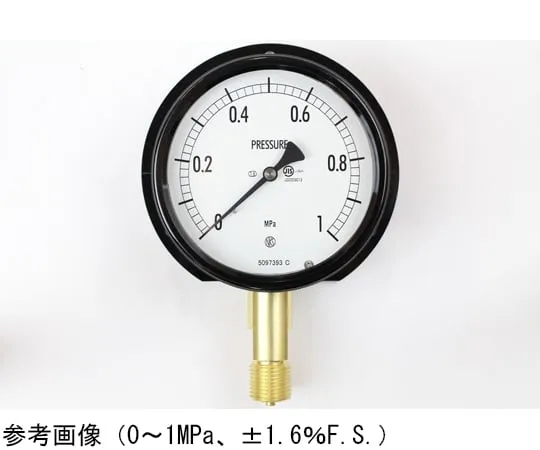 65-4304-86　Sealed Pressure Gauge (100Φ) Vertical B Frame 1.6 MPa　BE12-241