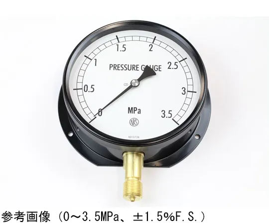 65-4305-86-20　Sealed Pressure Gauge (150Φ) Vertical B Frame with 2.5 MPa Inspection Certificate　BG10-241
