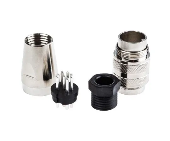 63-4698-58　Amphenol C 091 D Series, 8 Pole Din Plug Plug, 5A, 100 V ac/dc IP67, Screw On　C09131H0081002