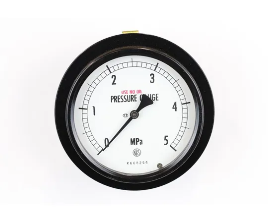 65-4305-01　Sealed Pressure Gauge (100Φ) Oil Bound Type D Frame (Mounting Bracket) 5 MPa　BE15-141