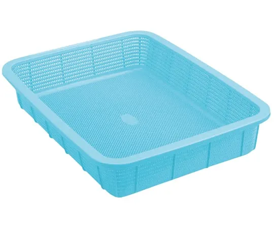 65-8994-31　Square Basket, Shallow Type, Large Blue, 20 pcs　K5412B2