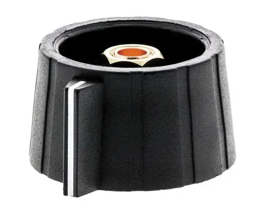 63-4786-55　Sifam Potentiometer Knob, Collet Type, 29mm Knob Diameter, Black, 6mm Shaft　SP291 006 BLACK
