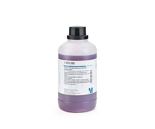 61-0314-88　Casium Chloride - Lantern Chloride Buffer Solution Schinkel Method for Atomic Absorption Spectrometry (AAS) (Enth./Cont. 10 G/L Cscl + 100 G/L La) 116755 1L　1.16755.1000
