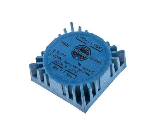 63-4735-74　2 Output Toroidal Transformer, 5VA, 2 x 18V ac　70024K