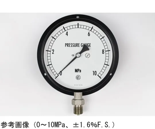 65-4291-32-20　Normal Pressure Gauge (Φ150) Vertical B Frame with 100 MPa Inspection Certificate　AG10-243