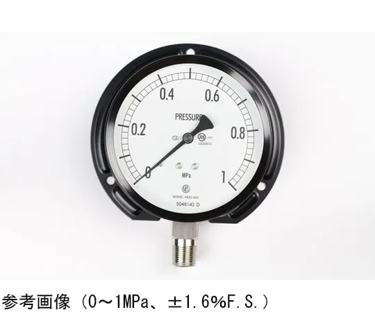 65-4289-32　Normal Pressure Gauge (Φ100) Vertical B Frame 0.25 MPa　AE20-283
