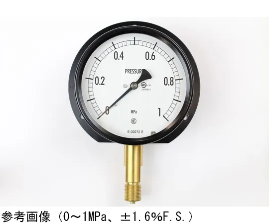 65-4301-67　Sealed Pressure Gauge (100Φ) Vertical B Frame 0.06 MPa　BE10-231
