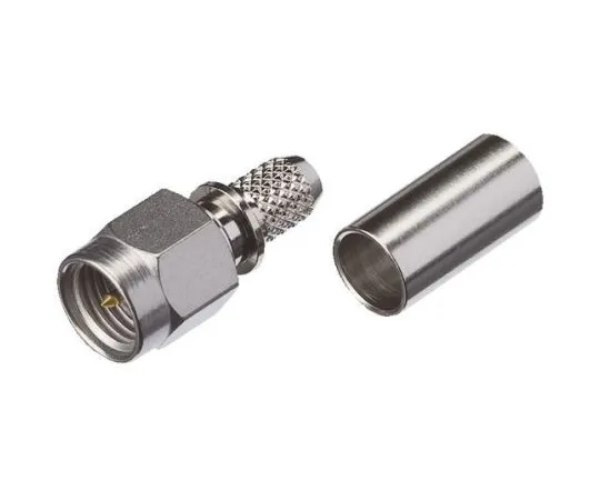 63-4925-97　Yuetsu Straight Cable Mount SMA Connector, Crimp Termination　089-J503A
