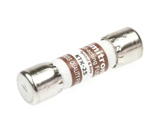 63-4799-91　Cooper Bussmann, 25A Melamine Cartridge F***, 10 x 38mm, Speed F　KTK-25