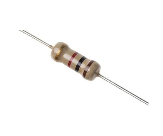 63-4680-25　TE Connectivity 1kΩ 1W Carbon Film Resistor ±5% -1200 → 0ppm/°C　CFR100J1K0