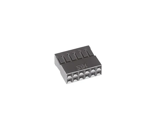 63-4914-31　Hirose A1 Series 2.54mm Pitch 10 Way 2 Row Straight PCB Socket, Cable Mount, Crimp Termination　A1-10D-2.54C