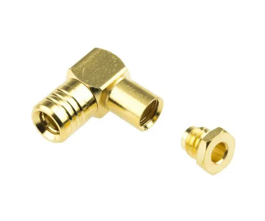 63-4790-29　TE Connectivity Right Angle Cable Mount SMB Connector, 50Ω Impedance, Solder Termination　1-1478008-0