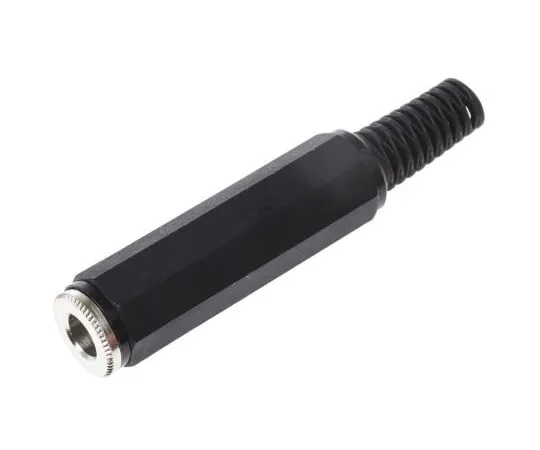 63-4840-07　Lumberg 6.35 mm Cable Mount Stereo Jack Jack Socket, 3 Pole, 2A　KLK3