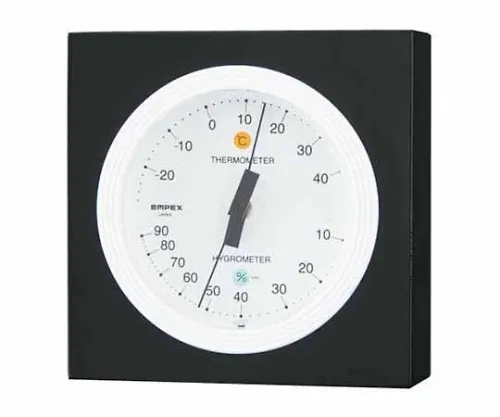 61-6864-87　MONO Temperature/Humidity Meter 88 x 88 x 35mm 165G (Gift Box) Monotone (White)　MN-4821