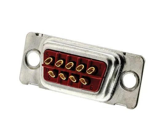 63-4744-07　FCT - A MOLEX COMPANY Panel Mount, 9 Pin D-sub Connector Plug, Shell Size E Waterproof D-Sub　F09P-K700