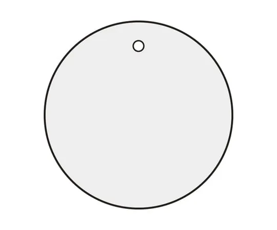 61-9939-93　Valve Opening and Closing Tag (Plain) Round Type 50mm　157100