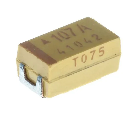 63-4877-06　AVX Tantalum Capacitor 100μF 10V dc MnO2 Solid ±10% Tolerance TPS Series　TPSC107K010R0075
