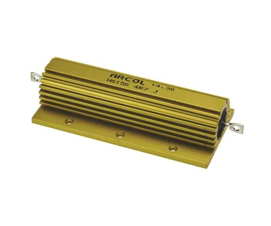 63-4758-78　Arcol HS150 Series Aluminium Ho***d Axial Wire Wound Panel Mount Resistor, 4.7Ω ±5% 150W　HS150 4R7 J