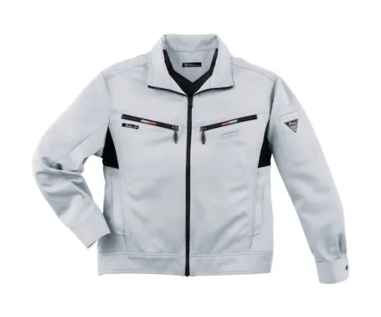 65-8378-80　Long Sleeve Blouson Silver Gray 3L　1670-22-3L