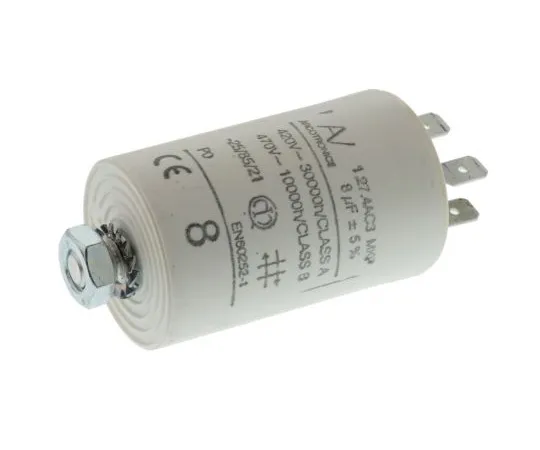 63-4776-79　KEMET 8μF Polypropylene Capacitor PP 470V ac ±5% Tolerance Chassis Mount C27 Series　C274AC34800SA0J