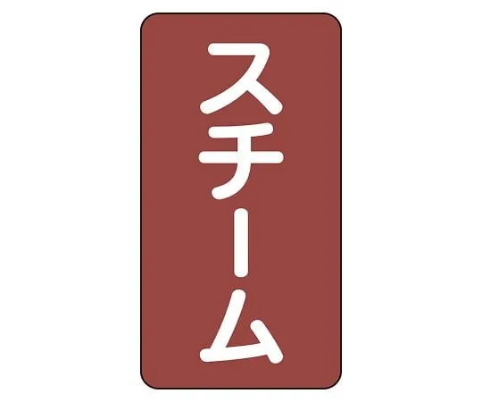 62-6125-87　JIS Piping Identification Sticker AST Type Steam (Small) 1 Set (10 Pieces)　AST-2-2L