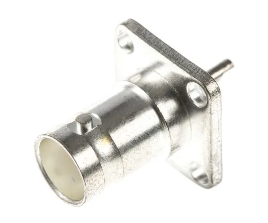 63-4782-39　TE Connectivity Greenpar Series Straight 50Ω Panel Mount Bulkhead Fitting BNC Connector, jack, Silver　1-1337446-0