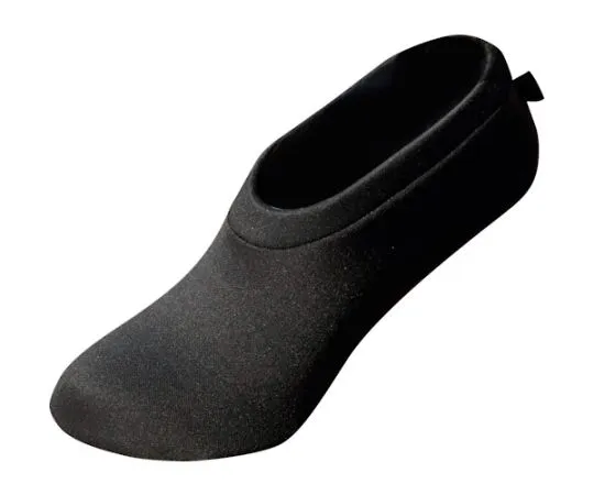 67-2361-40　Nursing Care Shoes Black M (22.0~23.0) 1 Pack (3 Pairs)　46030020031