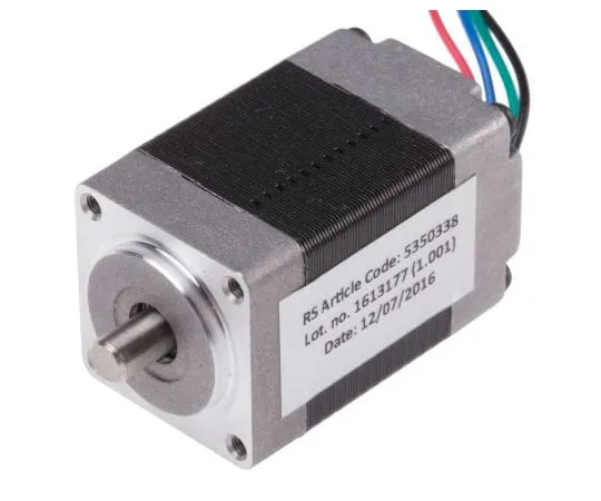63-4860-48　RS PRO Hybrid, Permanent Magnet Stepper Motor 1.8°, 17.5mNm, 3.96 V, 600 mA, 4 Wires　535-0338