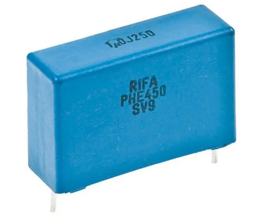 63-4869-94　KEMET 1nF Polypropylene Capacitor PP 2 kV dc, 700 V ac ±5% Tolerance Through Hole PHE450 Series　PHE450SB4100JR06
