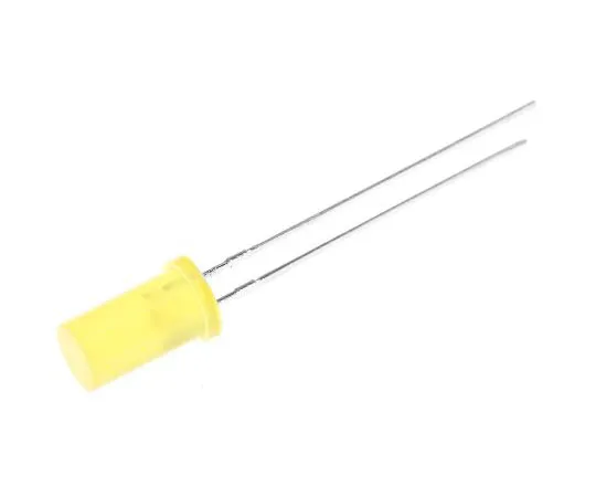 63-4739-09　2.1 V Yellow LED 5mm Through Hole, Kingbright Cylindrical L-483YDT　L-483YDT