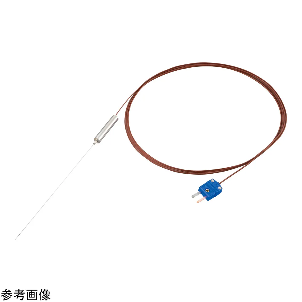 4-3884-01　［Discontinued］Ultra-fine T Thermocouple (sheath Type) Omega Connector Phi 0.5 x 50 mm　T-1200-C50