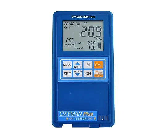 1-5664-05-20　［Discontinued］Oxygen Monitor (OXYMAN) With Built-in Sensor With Calibration Certificate　OM-25MP01