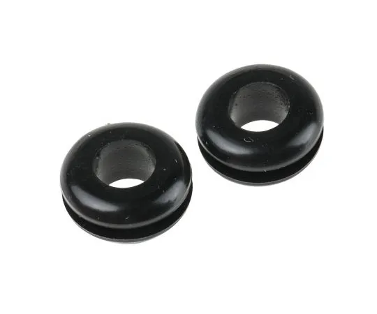 63-4929-99　RS PRO Black PVC 10mm Round Cable Grommet for Maximum of 6.4mm Cable Dia.　666-4590