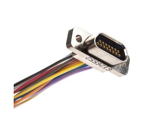 63-4890-83　AV Cable 15 Way Female Micro D-Sub to Free End Free End　MWDM2L-15S-6E5-18