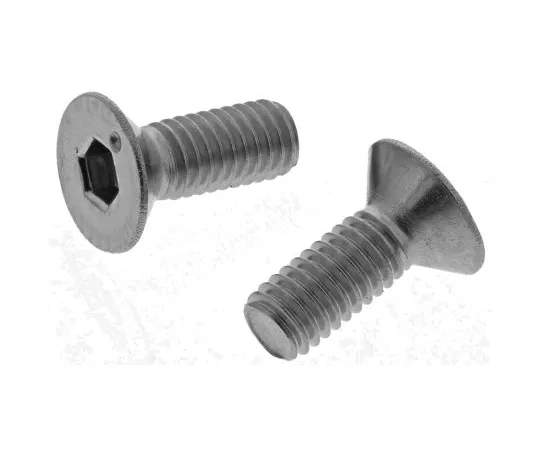 63-4757-99　RS Pro M3 x 8mm Hex Socket Countersunk Screw Plain Stainless Steel　304-4918