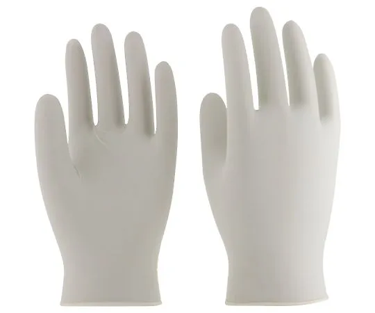 4-1438-01　Nitrile Disposable glove (model lobe) White SS　No.991