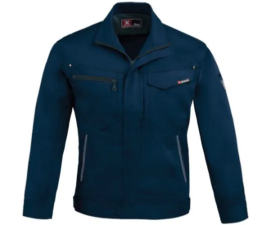 65-8372-82　Long Sleeve Blouson Deep Navy 3L　1634-19-3L