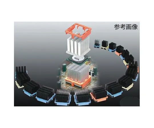 63-4825-38　Heatsink, BGA, 40 x 40 x 25mm, Clip　MBH40002-25P/2.6